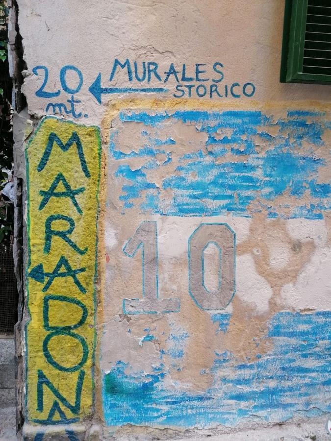 Geman Flat - 1 Min Maradona Mural Neapol Exteriér fotografie